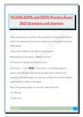 NCIDQ IDPX and IDFX Practice Exam 2025 Questions and Answers