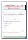 NCIDQ IDFX Ballast Exam 2025 Questions and Answers