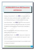 NCIDQ IDFX Exam 2025 Questions and Answers