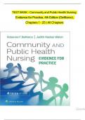 Community and Public Health Nursing&colon; Evidence for Practice &lpar;DeMarco&comma; 4th Edition&rpar; &ndash; Complete Test Bank &ndash; Chapters 1&ndash;25 &ndash; All Exams Covered