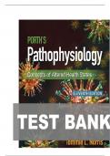TEST BANK FOR Porth's Pathophysiology&colon; Concepts of Altered Health States Eleventh&comma; North American Edition by Tommie L&period; Norris ISBN&colon;978-1975176846 COMPLETE GUIDE WITH RATIONALES 100&percnt; VERIFIED A&plus; GRADE ASSURED&excl;&excl;&excl;&excl;&excl;NEW LATEST UPDATE&excl;&excl;&excl;&excl;&excl;