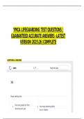 YMCA LIFEGUARDING TEST QUESTIONS &vert;GUARANTEED ACCURATE ANSWERS -LATEST VERSION 202526 &vert;COMPLETE