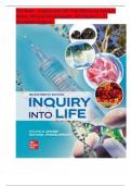 Test Bank - Inquiry into Life 17th Edition by Sylvia S&period; Mader&comma; Michael Windelspecht&comma; All Chapters 1-37 &vert;Complete Guide A&plus;