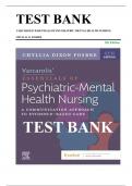 TEST BANK FOR VARCAROLIS&rsquo;ESSENTIALS OF PSYCHIATRIC MENTAL HEALTH NURSING 5TH EDITION