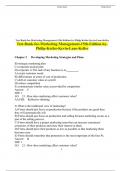 Marketing Management &lpar;15th Edition&comma; Philip Kotler & Kevin Lane Keller&rpar; &ndash; Complete Test Bank with Questions and Answers