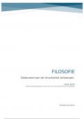 Samenvatting -  Filosofie en rechtsfilosofie &lpar;1002RECFIL&rpar; - Enkel filosofie