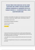 NR 643&sol; NR643 APEA EXAM 2025 ACTUAL EXAM  QUESTIONS AND CORRECT DETAILED ANSWERS  &lpar;VERIFIED ANSWERS&rpar; ALL ANSWERED &lbrace;250 Q & A&rcub;  ALREADY GRADED A&plus; &vert; GUARANTEED PASS &vert; APEA  QUESTION BANK 2025 
