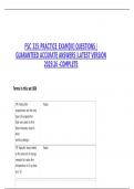 FSC 325 PRACTICE EXAM&lbrack;III&rsqb; QUESTIONS &vert;GUARANTEED ACCURATE ANSWERS &vert;LATEST VERSION 202526 -COMPLETE