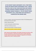 ATI RN CONCEPT BASED ASSESSMENT LEVEL 2 PROCTORED  EXAM&sol; RN CONCEPT-BASED ASSESSEMENT LEVEL 2 ONLINE  PRACTICE B 2025 ACTUAL EXAM QUESTIONS AND CORRECT  DETAILED ANSWERS &lpar;VERIFIED ANSWERS&rpar; &lbrace;110 Q & A&rcub; ALL  ANSWERED ALREADY GRADED A&plus; &sol; RN ATI CONCEPT BASED