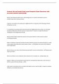 Vermont life and health Final exam-Complete Exam Questions with  Accurate Answers &lbrack;2025&sol;2026&rsqb; 
