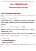 Exam 2&colon; NSG526&sol; NSG 526 &lpar;Latest 2025&sol; 2026 Update&rpar; Clinical Modalities in Advanced PMHNP Guide&vert; Questions & Answers&vert; Grade A&vert; 100&percnt; Correct &lpar;Verified Solutions&rpar;- Wilkes