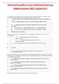 Exam NRNP 6645 Final Exam Verified &lpar;2025 &sol; 2026&rpar; Questions & Answers &sol; NRNP6645 Final Exam&colon; Walden University &vert; 100&percnt; Verified Q & A