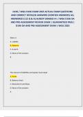 D196 &sol; WGU D196 EXAM 2025 ACTUAL EXAM QUESTIONS  AND CORRECT DETAILED ANSWERS &lpar;VERIFIED ANSWERS&rpar; ALL  ANSWERED &lbrace;112 Q & A&rcub; ALREDY GRADED A&plus; &sol; WGU D196 OA  AND PRE-ASSESSMENT REVIEW EXAM &vert; GUARANTEED PASS &vert;  D196 OA AND PRE-ASSESSMENT EXAM &vert; WGU 2025