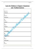 Latin for Children A Chapter 4 Questions   and  Verified Answers