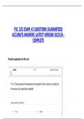 COMPLETE PACKAGE FOR THE FSC 325  QUESTIONS &vert;GUARANTEED ACCURATE ANSWERS &vert;LATEST VERSION 202526 -COMPLETE