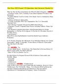 Dse Osce 2025 Exam&sol; 170 Questions And Answers&sol; Graded A&plus;