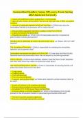Ammunition Handlers Ammo 108 Course Exam Spring Questions with Correct Solutions