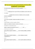 HCM 2110 EXAM 8 QUESTIONS WITH 100&percnt; VERIFIED ANSWERS&excl;&excl; The medical model of healthcare does not generally emphasize &lowbar;&lowbar;&lowbar;&lowbar;&lowbar;&lowbar;&lowbar;&lowbar;&period; prevention &lowbar;&lowbar;&lowbar;&lowbar;&lowbar;&lowbar;&lowbar;&lowbar;&lowbar;&lowbar; is making up for lost revenues with increase utilization or prices in other areas&period; Cost-shifting &lowbar;&lowbar;&lowbar;&lowbar;&lowbar;&lowbar;&lowbar;&lowbar;&lowbar;&lowbar;