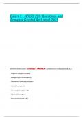 Exam 1 - NRSG 206 Questions and  Answers Graded A&plus;&vert;Latest 2025