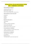 NR 464 FINAL EXAM QUESTIONS WITH 100&percnt; VERIFIED ANSWERS&excl;