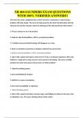 NR 464-SAUNDERS EXAM QUESTIONS WITH 100&percnt; VERIFIED ANSWERS&excl;&excl;