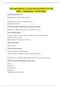NR 464-MOCK EXAM QUESTIONS WITH 100&percnt; VERIFIED ANSWERS&excl;&excl;