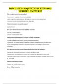POSC 225 EXAM QUESTIONS WITH 100&percnt; VERIFIED ANSWERS&excl;&excl;