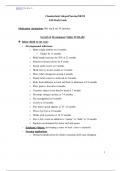 Chamberlain College of Nursing NR322 ESE Study Guide