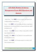 ATI Skills Module 2&period;0 Airway Management Exam 2025 Questions and Answers