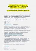 WGU D430 &ndash; Fundamentals of Information Security OA Exam Guide 2025&sol;2026