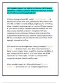 LBO Modeling Exam From Wall Street &lpar;Version 1& 2&rpar; Newest 2025 Exam Complete Questions And Correct Detailed Answers &lpar;Verified Answers&rpar; Already Graded A&plus;&period;pdf