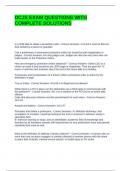 DCJS EXAM QUESTIONS WITH COMPLETE SOLUTIONS