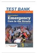 TEST BANK For Nancy Caroline&rsquo;s Emergency Care in the Streets 8th Edition by Nancy L&period; Caroline