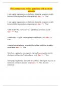 PKA comp exam review questions with accurate answers
