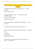 PKA Entrance Exam questions with accurate answer1&period;