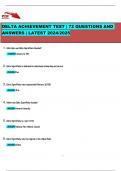 Delta Achievement Test &vert; 72 questions and answers &vert; Latest 2024&sol;2025
