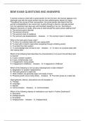 BSW EXAM QUESTIONS AND ANSWERS