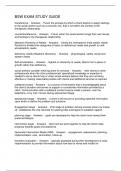  BSW EXAM STUDY GUIDE