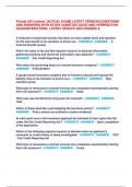 Florida 240 License  &lbrack;ACTUAL EXAM&rsqb; LATEST VERSION &lbrack;QUESTIONS  AND ANSWERS&rsqb; WITH STUDY GUIDE DETAILED AND VERIFIED FOR  GUARANTEED PASS- LATEST UPDATE 2025 GRADED A