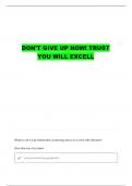 NUR 280 COMP QUESTIONS WITH COMPLETE ANSWERS