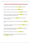 GEORGETTE'S LMR PMHNP CERTIFICATION EXAM 2025&sol;2026 LATEST