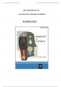 Solutions Manual for Assessment for Counselors&comma; 1st Edition by Bradley Erford &vert;Chapter 1-15