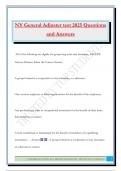 NY General Adjuster test 2025 Questions and Answers