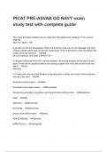  PICAT PRE-ASVAB GO NAVY exam study test with complete guide 