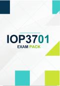 IOP3701 Study Pack 2026 &lpar;notes&comma; summaries&comma; exam&comma; answers&rpar;