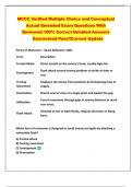 MCCC Verified Multiple Choice and Conceptual  Actual Emended Exam Questions With  Reviewed 100&percnt; Correct Detailed Answers  Guaranteed Pass&excl;&excl;Current Update 