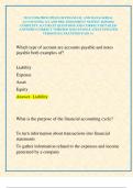 WGU D196 PRINCIPLES OF FINANCIAL AND MANAGERIAL ACCOUNTING OA AND PRE ASSESSMENT NEWEST 2025&sol;2026 COMPLETE ACCURATE QUESTIONS AND CORRECT DETAILED ANSWERS &lpar;CORRECT VERIFIED SOLUTIONS&rpar; LATEST UPDATED VERSION &vert;GUARANTEED PASS A&plus;