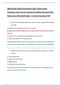 Wall Street Prep Accounting Crash Course Exam  Questions And Correct Answers &lpar;Verified Answers&rpar; Plus  Rationales 2025&sol;2026 Q&A &vert; Instant Download Pdf