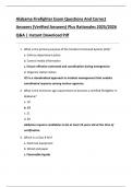 BUNDLE FOR ALABAMA FIREFIGHTERS Exams