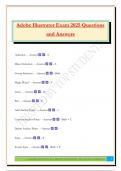 Adobe Illustrator Exam 2025 Questions and Answers